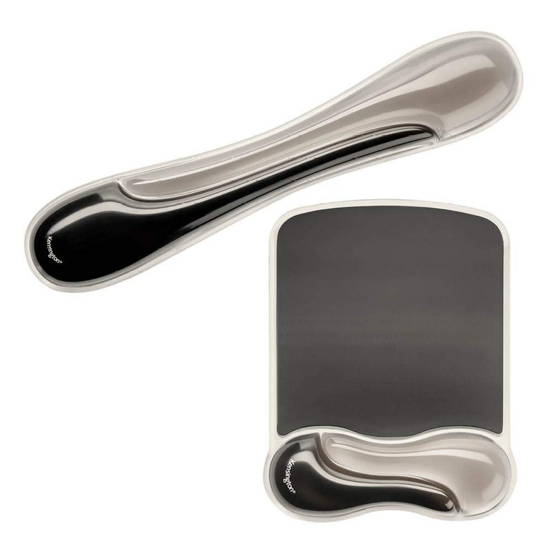 Kensington Mousepad and Wrist Rest, Gel, 11-2/5"Wx17-7/10"Lx1-7/10"H,GY (KMW52500) Each - Image 1